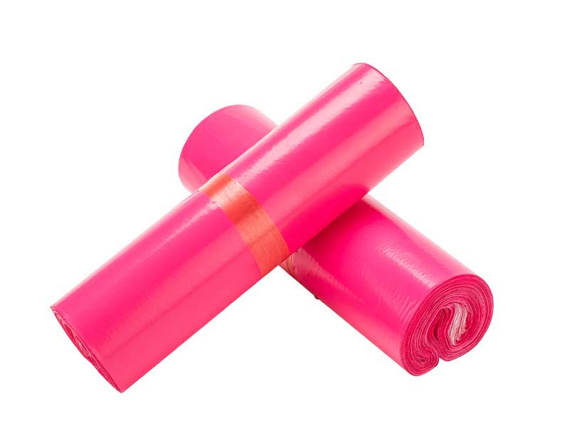 谢家集玫红色快递袋-02